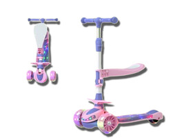 Самокат 3-х колесный (свет) H083-618 доставка оптом в Донецк