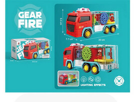 Машина с шестеренками на бат. (свет, звук) 20*10*8 см в кор. FS238-5A доставка оптом в Донецк