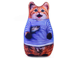 Мягкая игрушка-антистресс «КОТ ВДВ» 30  см МТ30034 доставка оптом в Донецк