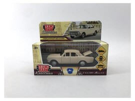 Технопарк. Машина ГАЗ-2401 ВОЛГА металл. инерц. 12 см (открыв. двери, багажник) бежевый доставка оптом в Донецк