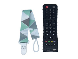 Силиконовый прорезыватель «Пульт от телевизора» большой с держателем. Арт. RTVP-004