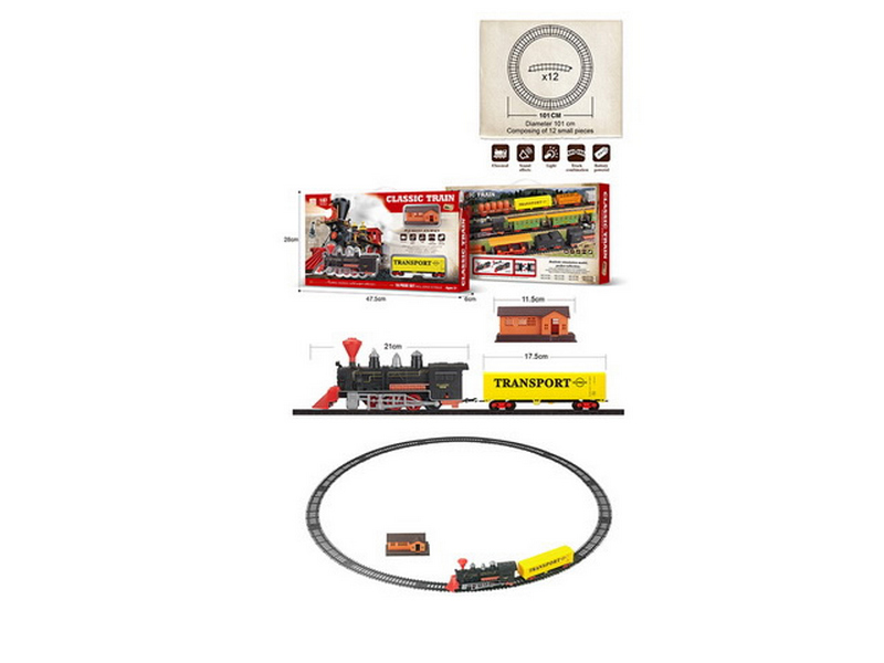 Железная дорога 101 см на бат. (свет, звук) в кор. 5138