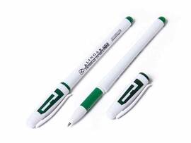 Ручка гел. ALINGAR Sample 0.5 мм, резин. держ., зеленая (кратно 12)