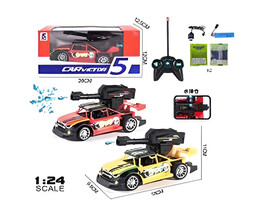 Машина с пулеметом на р/у 17 см (аккум., заряд от USB, свет, с орбизами) 26*12*12 см в кор. 5A-532P доставка оптом в Донецк