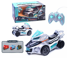 Мотоцикл 21 см на р/у (аккум., заряд от USB, свет, звук) 35*17*13 см в кор. GC169-194 доставка оптом в Донецк