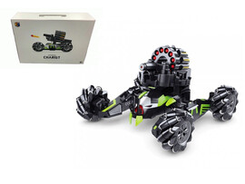 Машина на р/у (аккум., заряд от USB, свет, звук, управление жестами, стреляет мягкими пулями) 47*34*14 см в кор. 503 доставка оптом в Донецк