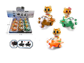 Самолет 12 см инерц. с животным (9шт/уп) 817-3 доставка оптом в Донецк