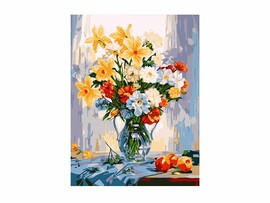 Картина по ном. на карт. 20*28,5 см "Нежный натюрморт"