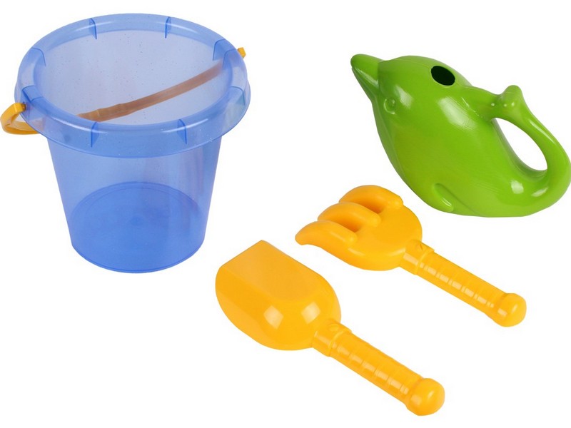 Донецк игрушка оптом Песочный набор (ведро, грабли, лопатка, лейка)