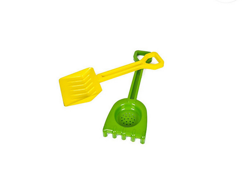 Донецк игрушка оптом Песочный набор (лопата, грабли 42 см)