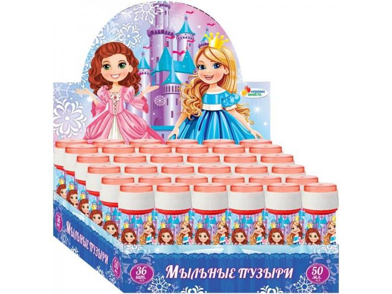 Донецк игрушка оптом Мыльные пузыри «Зимняя сказка» 60 мл 36шт/уп 01043-60ЭК