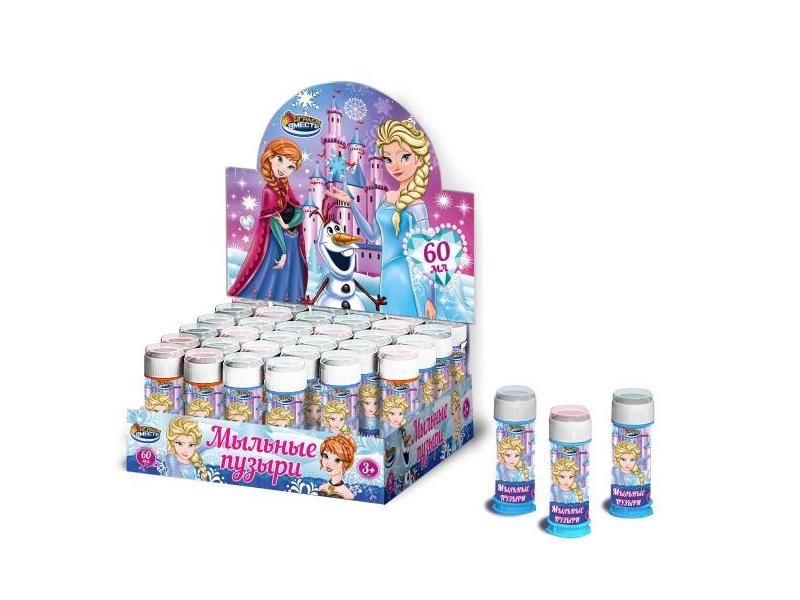 Донецк игрушка оптом Мыльные пузыри «Принцессы» 60 мл 36шт/уп 01069-60ЭД