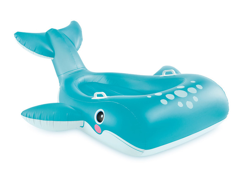 Донецк игрушка оптом Надувной плотик «ГОЛУБОЙ КИТ» 168*140см 57567NP