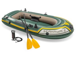 Надувная лодка двухместная 236*114*41см с насосом и веслами 68347NP доставка оптом в Донецк