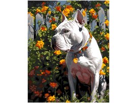 Холст с красками 40х50 см по номерам. ЗАЩИТНИК доставка оптом в Донецк