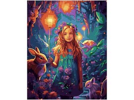 Холст с красками 40х50 см по номерам. В КРОЛИЧЕЙ НОРЕ доставка оптом в Донецк