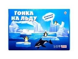 Игра-ходилка с карточками "Гонка на льду" доставка оптом в Донецк