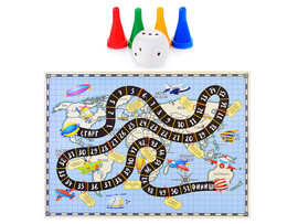 Игра-ходилка с фишками "Воздушное путешествие" в пак. доставка оптом в Донецк