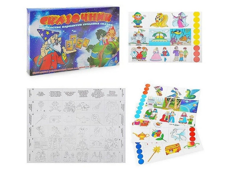 Донецк игрушка оптом Игра развивающая с карточками «Сказочник»