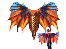 Карнавальные крылья № 5 "Дракон" 115 см. Арт. МТ08005