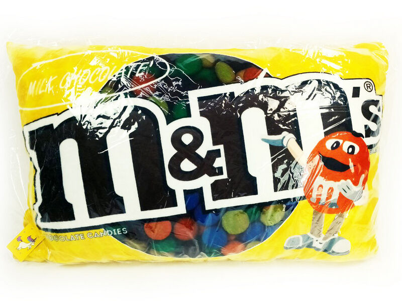 Донецк игрушка оптом Подушка-игрушка ММдемс желтый 49*29см SKL-001