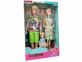 Набор "Счастливая семья": кукла 29 см, 12 см, в кор. Арт. ST55665-5