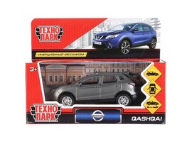 Технопарк. Машина "NISSAN QASHQAI" металл. инерц. 12 см (открыв. двери, багажник) серый доставка оптом в Донецк