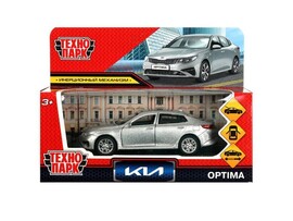 Технопарк. Машина "KIA OPTIMA" металл. инерц. 12 см (открыв. двери, багажник) серебристый доставка оптом в Донецк