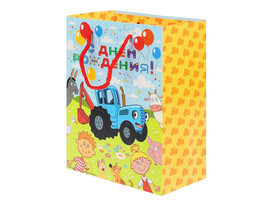 Пакет подар. глянц. лам. Синий Трактор 18*23 см PM-79957-HB-BT-CN