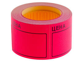 Ценник 50*40мм «OfficeSpace» 200шт МАЛИНОВЫЙ доставка оптом в Донецк