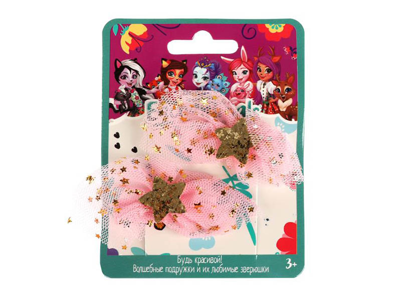 Набор заколок Звездочки "Энчантималс" 2 шт. HAIRCLIPS-B1-EN1