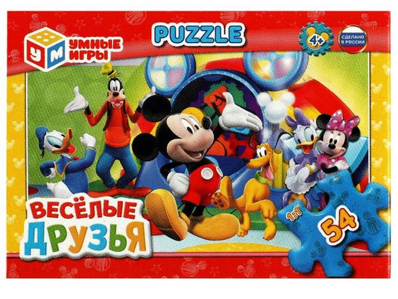 Донецк игрушка оптом Пазлы 54 элемента. Веселые друзья