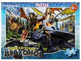 Пазлы 120 элементов. Приключения драконов доставка оптом в Донецк