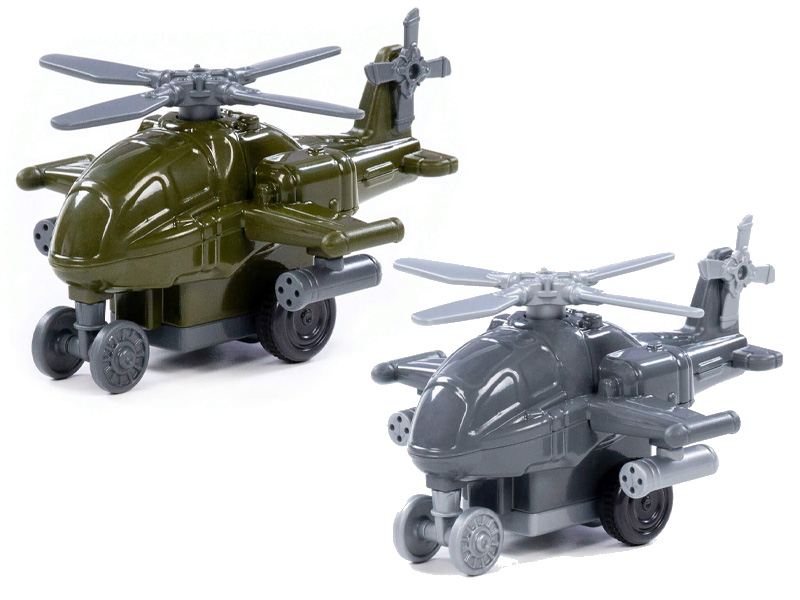 Вертолёт "Штурм" 12 см инерц. (в пакете)