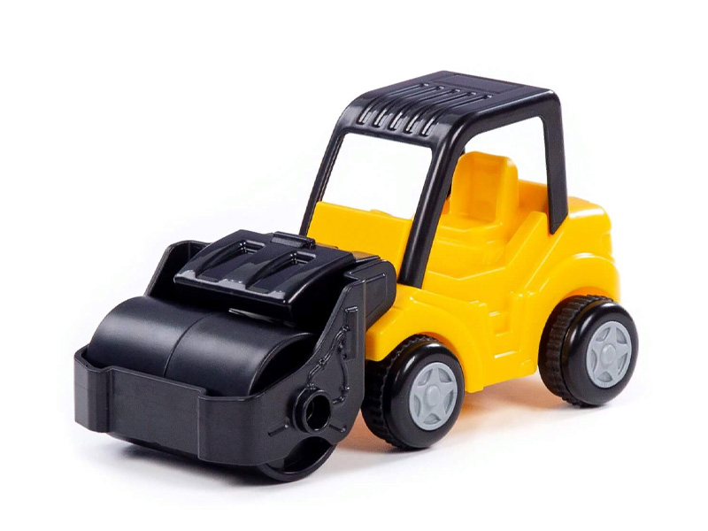 Дорожный каток "Мини" 13 см инерционный (в пакете)