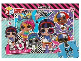 Пазлы 54 элемента. ЛОЛ доставка оптом в Донецк