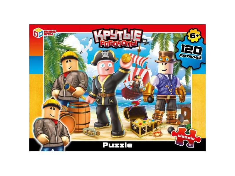 Донецк игрушка оптом Пазлы 120 элементов. Крутые робокопы