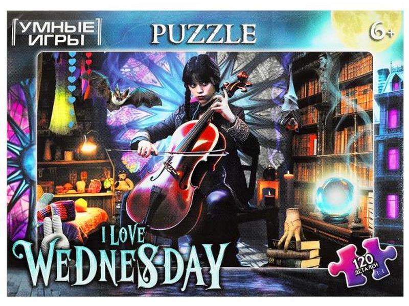 Донецк игрушка оптом Пазлы 120 элементов. Wednesday