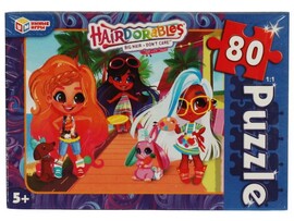 Пазлы 80 элементов. Hairdorables доставка оптом в Донецк