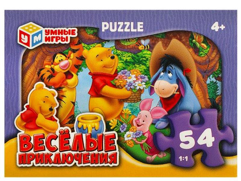 Донецк игрушка оптом Пазлы 54 элемента. Веселые приключения