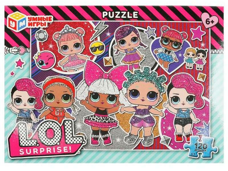 Донецк игрушка оптом Пазлы 120 элементов. ЛОЛ