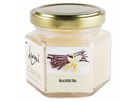 Свеча ароматическая 5*6 см в банке, ваниль