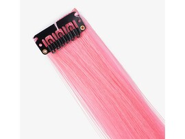 Прядь для волос Розовый, флуоресцентн., 50*3,2 см