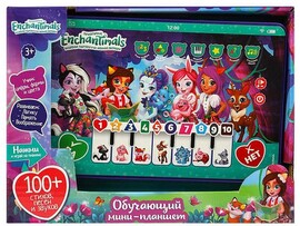 Обучающий планшет на бат. «Энчантималс» (100 стихов, песен, звуков) 23*17*3 см в кор. HT1117-R14 доставка оптом в Донецк