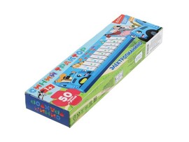 Пианино на бат. «Синий трактор» (50 песен, звуков) 25*7*3 см в кор. B1562312-R8 доставка оптом в Донецк