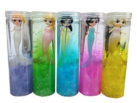 Слайм "Русалочка" 19 см с фигуркой, глиттер, 6 шт. в ш/б. 2210-529