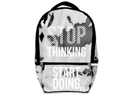 Рюкзак «ВРЕМЯ ДЕЙСТВОВАТЬ» 47*23*16,5 см (искусственная кожа, 1 отделение на молнии, уплотненные спинка и дно) доставка оптом в Донецк