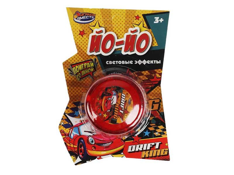 Йо-йо "Drift King" 6 см, свет, блистер. 2009K048-R12