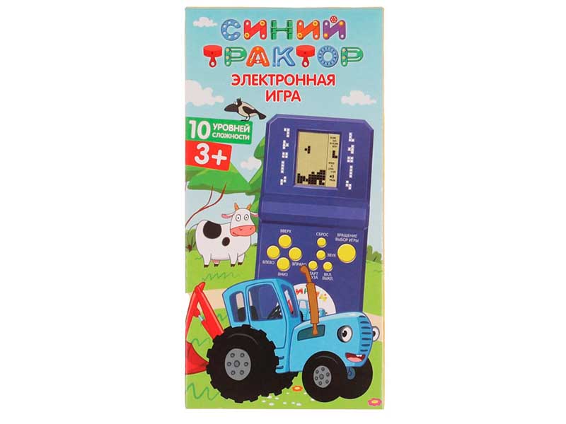 Электронная игра Тетрис "Синий Трактор" 13 см, в кор. B1420010-R6