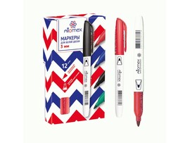 Маркер для белой доски «Attomex» 4 мм круглый КРАСНЫЙ доставка оптом в Донецк